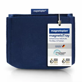 MAGNETOPLAN HOLTZ magnetoplan držalo za pisala magnetoTray big 1227714 modro
