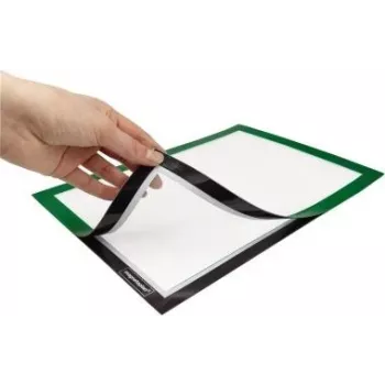 MAGNETOPLAN HOLTZ magnetofix info okvir DIN A4, zelen, zložljiv, dvostranski, samolepilen 1131905