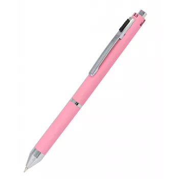 ONLINE 4-barvni kemični svinčnik Multipen Rose, rdeča/moder/črna/siva 32075/3D