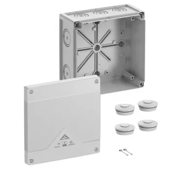 Spelsberg Abox Pro 160-L razdelilna omarica, IP66/IP67/IP69, siva, 160x160x91mm 41640001