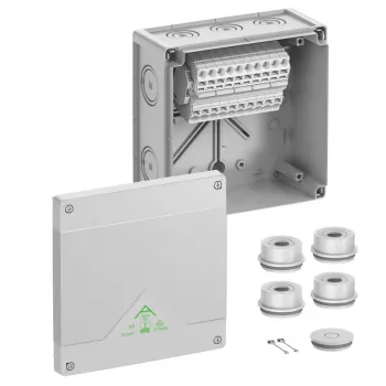 SPELSBERG Abox SL-10² razdelilna omarica, IP55/IP66, maks. 10 mm², siva 81044001