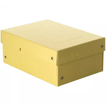 FALKEN PURE škatla za shranjevanje 1250 listov pastelno rumena 18,0 x 25,0 x 10,0 cm, 1 kos 22001944000F