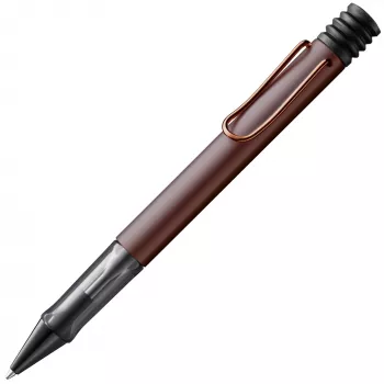 Kemični svinčnik LAMY Lx, rjav z zlatim okrasnim obročem, črno črnilo 1234047