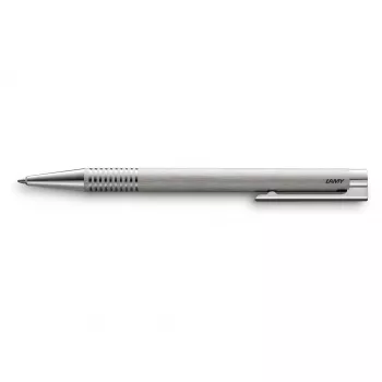 LAMY Logo M 206 kemični svinčnik, brušeno nerjavno jeklo, moder, 1205335