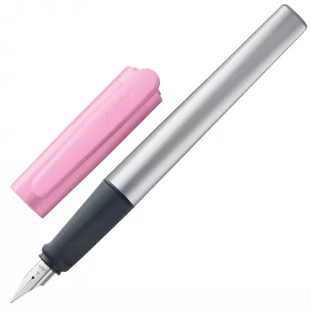 LAMY nexx Rose pero – levičarska konica (LH), gumiran oprijem, pokrov na klik, 1235139