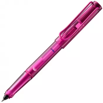 LAMY Balloon 2.0 kemični svinčnik, roza, z ergonomskim oprijemom in kovinsko sponko, 1235966