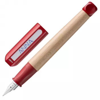 LAMY abc nalivno pero rdeč javorjev les, konica za začetnike A 1216725