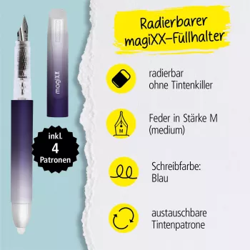 ONLINE magiXX Lavender nalivno pero, srednja konica (M), vijolično 70198