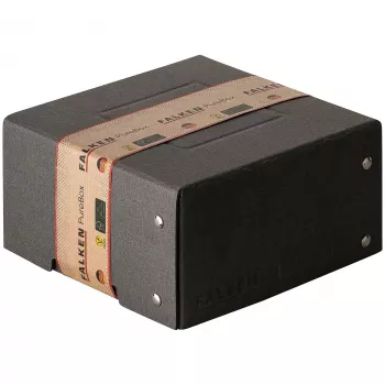 FALKEN PURE 150x150mm škatla za shranjevanje 1050 listov črna 16,0 x 16,0 x 8,5 cm, 1 kos (22001744000F)