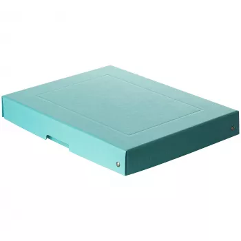 FALKEN PURE škatla za shranjevanje 500 listov pastelno modra 24,0 x 32,0 x 4,0 cm, 1 kos (22001856000F)
