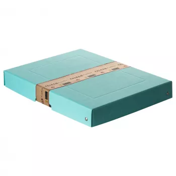 FALKEN PURE škatla za shranjevanje 500 listov pastelno modra 24,0 x 32,0 x 4,0 cm, 1 kos (22001856000F)