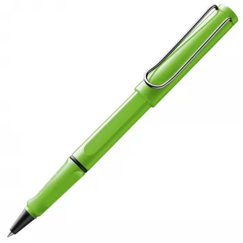 LAMY Safari kemični svinčnik zelen z ergonomskim oprijemom in kovinsko sponko 1230640