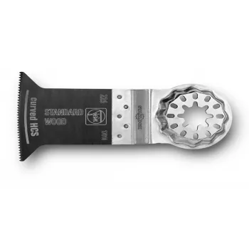 FEIN E-Cut Standard upognjeno rezilo za les, mavčne plošče in plastiko, 50 mm, Starlock, 1 kos 63502226210