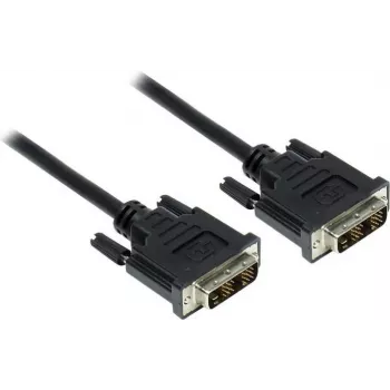 GoodConnections kabel DVI-D Single Link 18+1 vtič na vtič, 1,8m, črn, pozlačen, dvojno oklopljen, HDCP, 1920x1200 4310-DD2