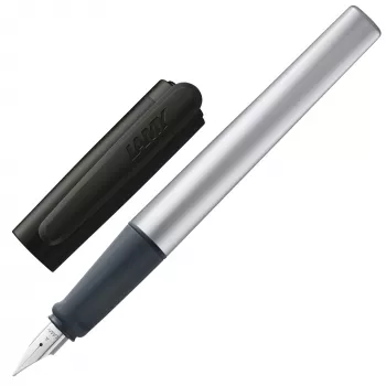 LAMY nexx nalivno pero črno/srebrno A konica za začetnike 1235827