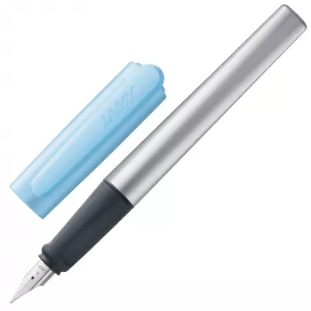 LAMY nexx nalivno pero azurno/srebrno A konica za začetnike (1238589)