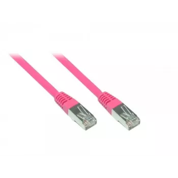GoodConnections RNS patch kabel z zaščito zatiča, Cat. 5e, SF/UTP, PVC, 100 MHz, magenta, 7,5 m (855M-075)