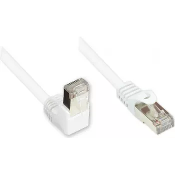 GoodConnections Cat. 5e F/UTP patch kabel, 3m, bel, kotni na ravni RJ45 805W-030EWI