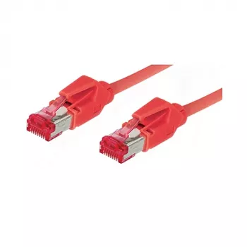 GoodConnections Cat.6 S/FTP PiMF brezhalogeni patch kabel, Hirose vtič, rdeč, 1m 8066-101R