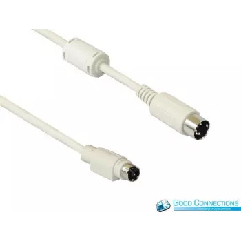 Good Connections 4251-STS adapter kabel za tipkovnico Mini-DIN-6 vtič na DIN-5 vtič
