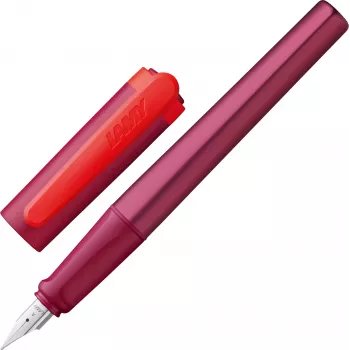 LAMY nexx nalivno pero Multi-Red A (za začetnike) z ergonomskim oprijemom in nerjavno jeklo peresom 1241765