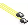 GoodConnections kabel SATA 6 Gb/s s kovinsko sponko, 0,50 m, rumen 5047-A05Y