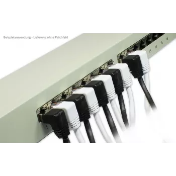 Good Connections Cat. 5e F/UTP patch kabel, bel, 3m, RJ45 vtiči pod kotom 90° navzdol 805W-030WI