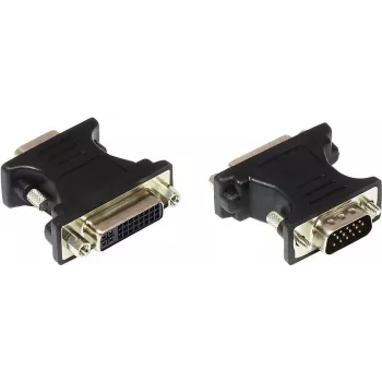 GoodConnections DVI-I vtičnica na VGA vtič adapter, črn