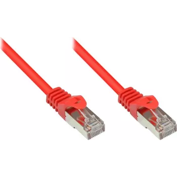Good Connections 855R-003 Cat.5e SF/UTP patch kabel, 0,3 m, rdeč