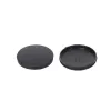 GoodConnections Alcasa 9870-65 sprednji pokrov objektiva 65 mm sredinski stiskalni snap-on črn