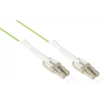 GoodConnections OM5 LC/LC duplex uniboot optični patch kabel, 5m, LSZH, limetno zelen LW-U815LC5