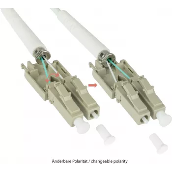 GoodConnections OM5 LC/LC duplex uniboot optični patch kabel, 5m, LSZH, limetno zelen LW-U815LC5