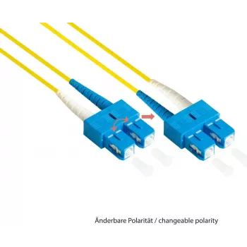 GoodConnections LW-930LS OS2 enorodovni dupleks optični povezovalni kabel, LC/SC, 9/125, 30 m