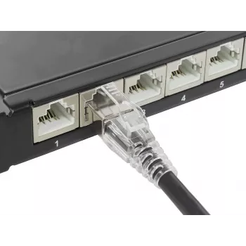 Good Connections Cat.6A S/FTP LSZH patch kabel z zaščito RNS Latch, črn, 3m 8060-HV030S