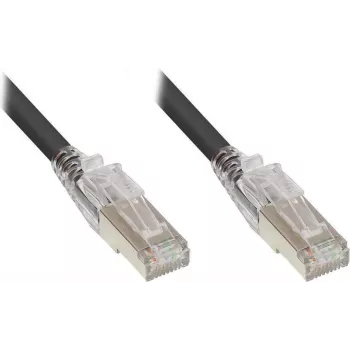 Good Connections Cat.6A S/FTP LSZH patch kabel z zaščito RNS Latch, črn, 3m 8060-HV030S