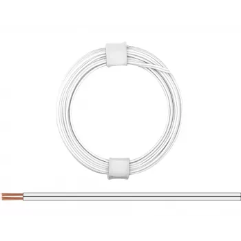 Donau Elektronik 114-55 žica z napeljanimi žicami 2 x 0,08 mm², bela, 5 m