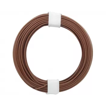 Donau Elektronik 118-8 žica z napeljanimi žicami 1 x 0,14 mm², rjava, 10 m