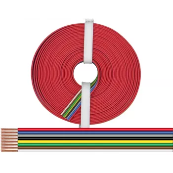 Donau Elektronik 225-885-10 8-žilna žica 0,25 mm², 10 m, večbarvna