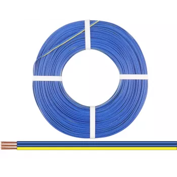 Donau Elektronik 318-223-25 žica 3 x 0,14 mm², modra, modra, rumena, 25 m