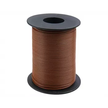 Donau Elektronik 119-18 vezna žica 1x0,14mm², rjava, 100m