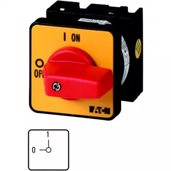Eaton T0-2-1/E-RT 3-polno stikalo, črno-rdeče-rumeno 011082
