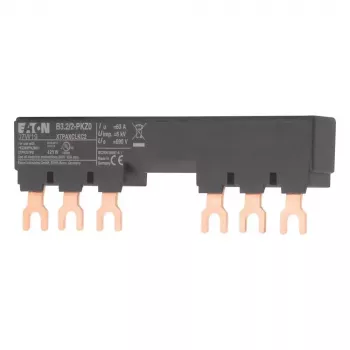EATON B3.1/2-PKZ0 trifazni adapter za zbiralko za zaščitna stikala motorja PKZ0, 63 A, 690 V AC, 3-polno, IP20 (044945)