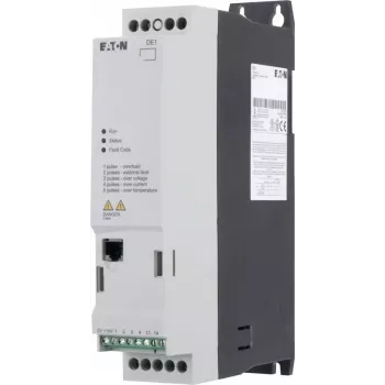 Eaton DE1-124D3FN-N20N frekvenčni pretvornik 0,75 kW 1-fazni 200-240 V, IP20, črno-bel 174330