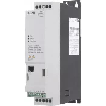 Eaton DE1-127D0FN-N20N frekvenčni zaganjalnik, 200-240 V, 50/60 Hz, IP20, črno-bel 174331