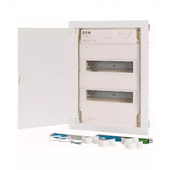 Eaton KLV-24UPP-F multimedijska razdelilna omara, podometna, 24 modulov, bela vrata 178800