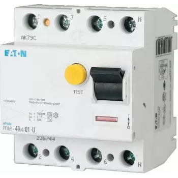 EATON PFIM-63/4/003-G/F zaščitno stikalo na diferenčni tok 63A 4-polno 30mA tip G/F 187358