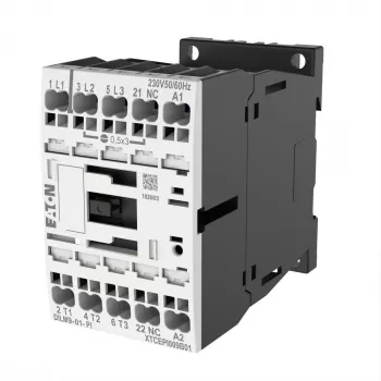 Eaton DILM9-01(24VD) močnostni kontaktor, 3-polni, 9 A, tuljava 24 V DC 199238