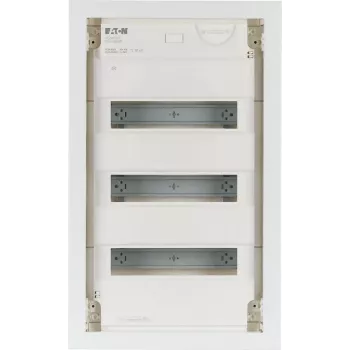 Eaton KLV-36HWP-F nadometna razdelilna omarica, 3 vrste, 36 modulov, prozorna vrata, bela 178810