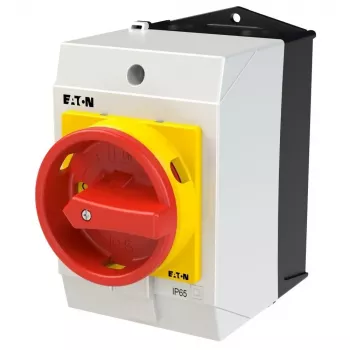 Eaton T0-4-8344/I1/SVB odmično stikalo, 4-polno, 20 A, 690 V, 3 položaji, čelna montaža, črn ročaj 207163