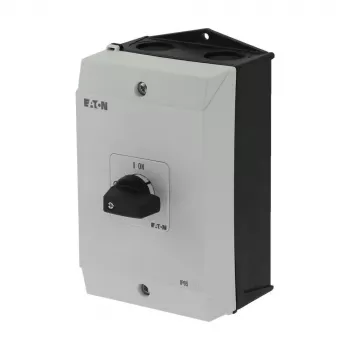 Eaton P1-25/I2 3-polno glavno stikalo 25 A, črno-bela preklopna ročica, montaža na čelno ploščo 207299